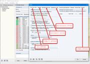 Boîte de dialogue Détails du module STEEL EC3 avec les onglets correspondants pour la programmation via l'interface COM