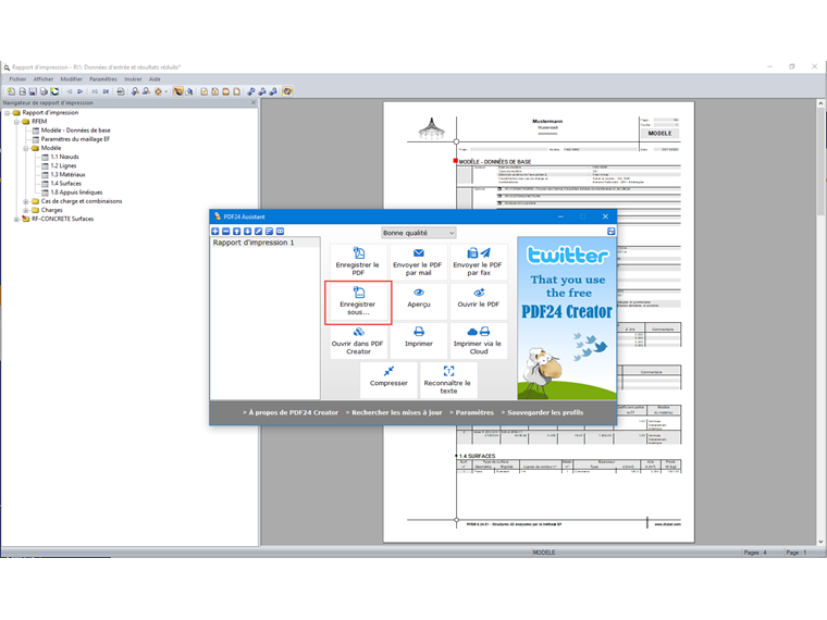 Assistant du logiciel PDF24