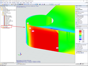 Sondes ponctuelles et linéaires dans le navigateur de données → Simulation