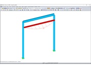 Distribution du moment de flexion de la poutre du mur