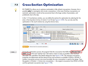 Optimisation de la section