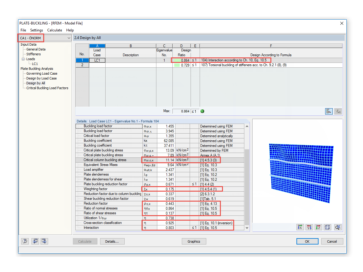 Calcul selon l’Annexe Nationale autrichienne