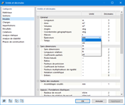 Ajustement des unités