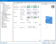 Propriétés d’affichage pour l’appui nodal