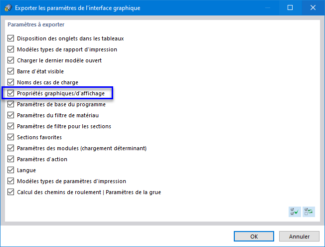 Définition de la configuration