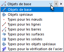 Sélectionner une sous-catégorie pour la catégorie « Structure »