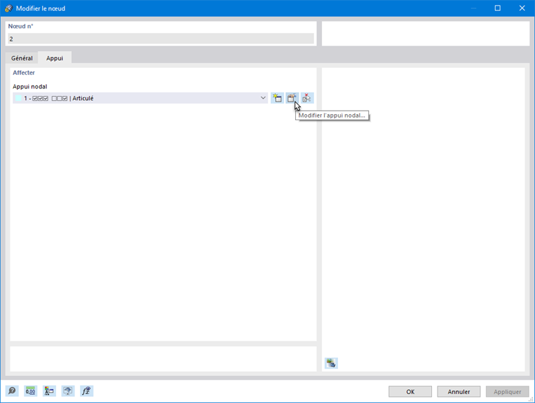 Bouton de modification du type d’objet