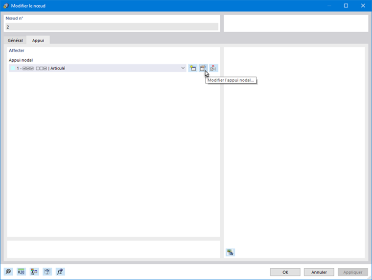 Bouton de modification du type d’objet