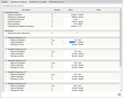 Ajustement des propriétés de matériau
