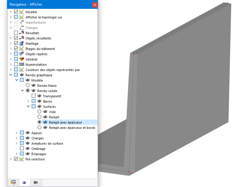 Vérification du type d’épaisseur dans un modèle de solide