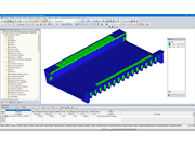 Modèle 3D du pont-canal dans RFEM (© Meyer + Schubart VBI)