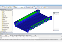 Modèle 3D du pont-canal dans RFEM (© Meyer + Schubart VBI)