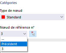 Sélection du nœud de référence