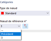 Sélection du nœud de référence