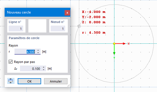 Définition graphique du cercle