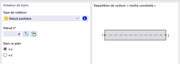 Définition de la rotation de barre à l’aide des nœuds auxiliaires