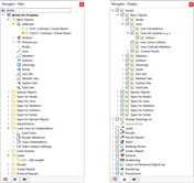 Navigateur avec onglets « Données » et « Affichage »