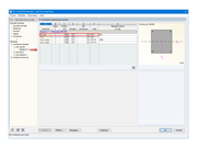 Armatures requises déterminées par RF-CONCRETE Members