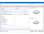 Boite de dialogue « Nouvelle surface »