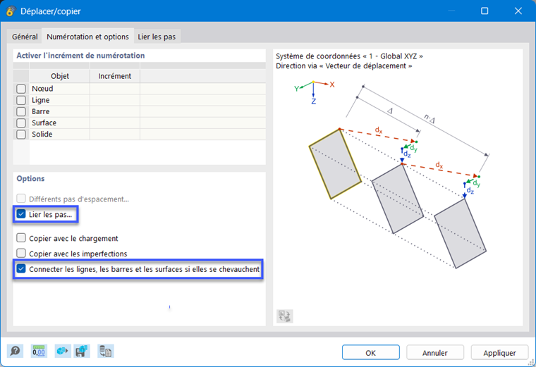 Création et connexion d’objets liés