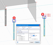 Définition des nœuds de barre