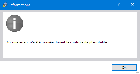 Contrôle de plausibilité