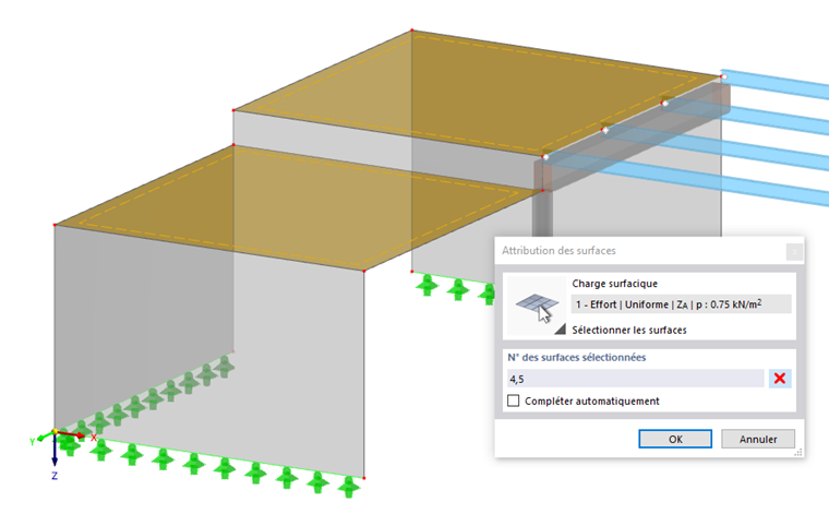 Sélection des dalles