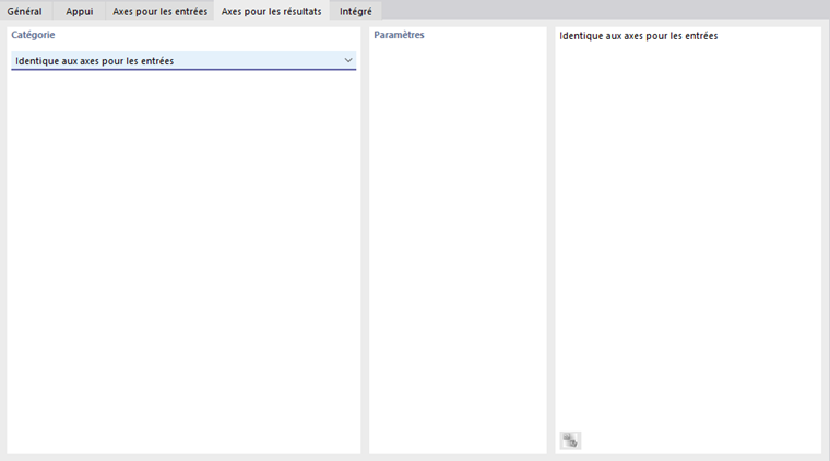 Ajustement des axes pour les résultats