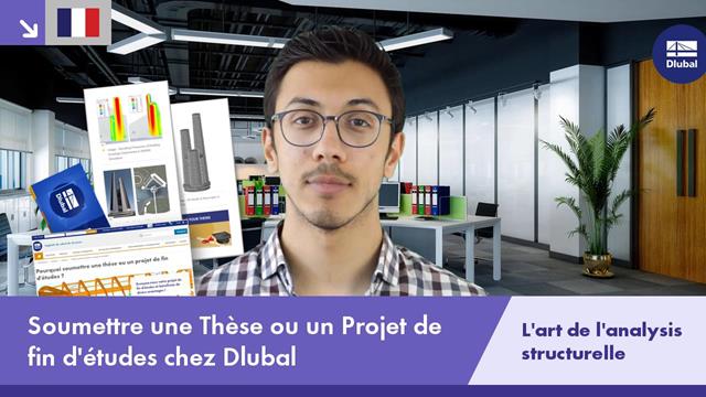 Transmettez votre projet de fin d'études à Dlubal Software !