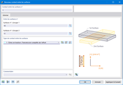 Boite de dialogue « Nouveau contact entre les surfaces »