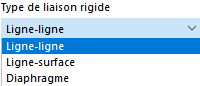 Sélection du type de liaison rigide