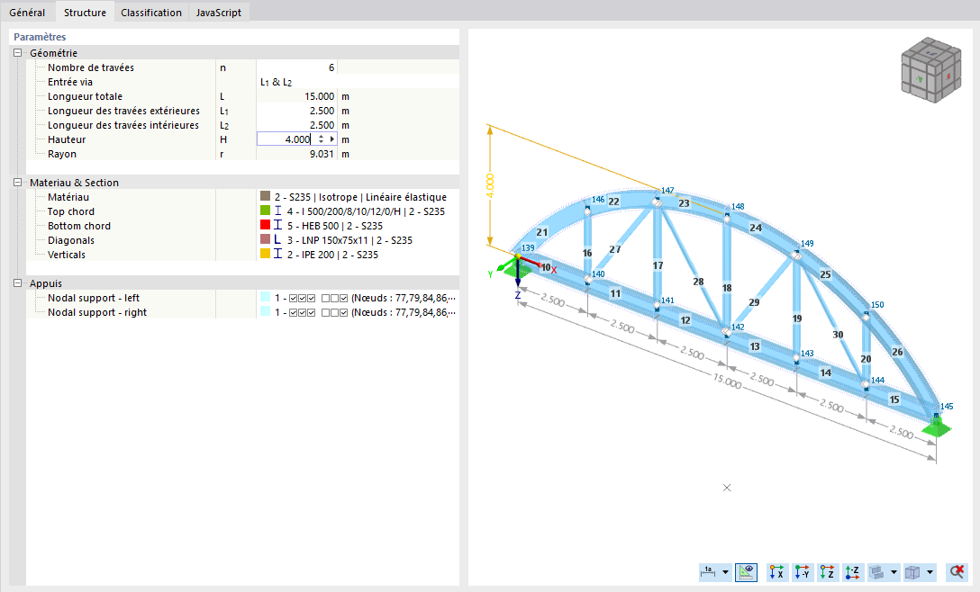 Ajustement des paramètres de bloc