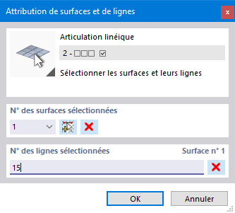 Attribution d’une articulation linéique