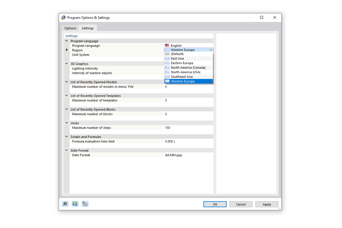 FAQ 005048 | Comment puis-je modifier la langue et la région de l'interface graphique ?