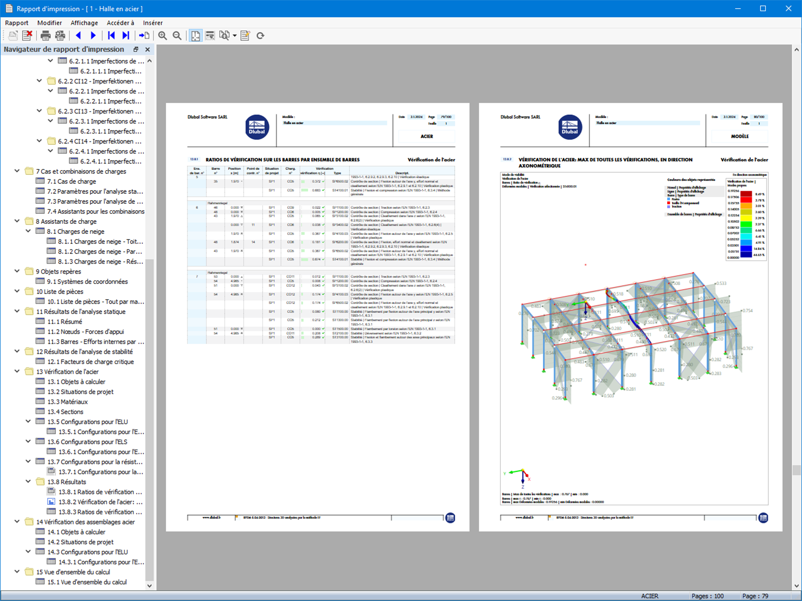 Rapport d'impression
