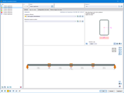 Tableau pour la modification des ensembles de barres, centré sur les types de vérification et les sections en aluminium.