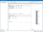 Définition des longueurs de flambement pour la vérification de la stabilité en vérification de l’aluminium avec la configuration des appuis nodaux et des coefficients de longueur de flambement.