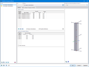 Définition des longueurs de flambement pour la vérification de la stabilité en vérification de l’aluminium avec la configuration des appuis nodaux et des coefficients de longueur de flambement.
