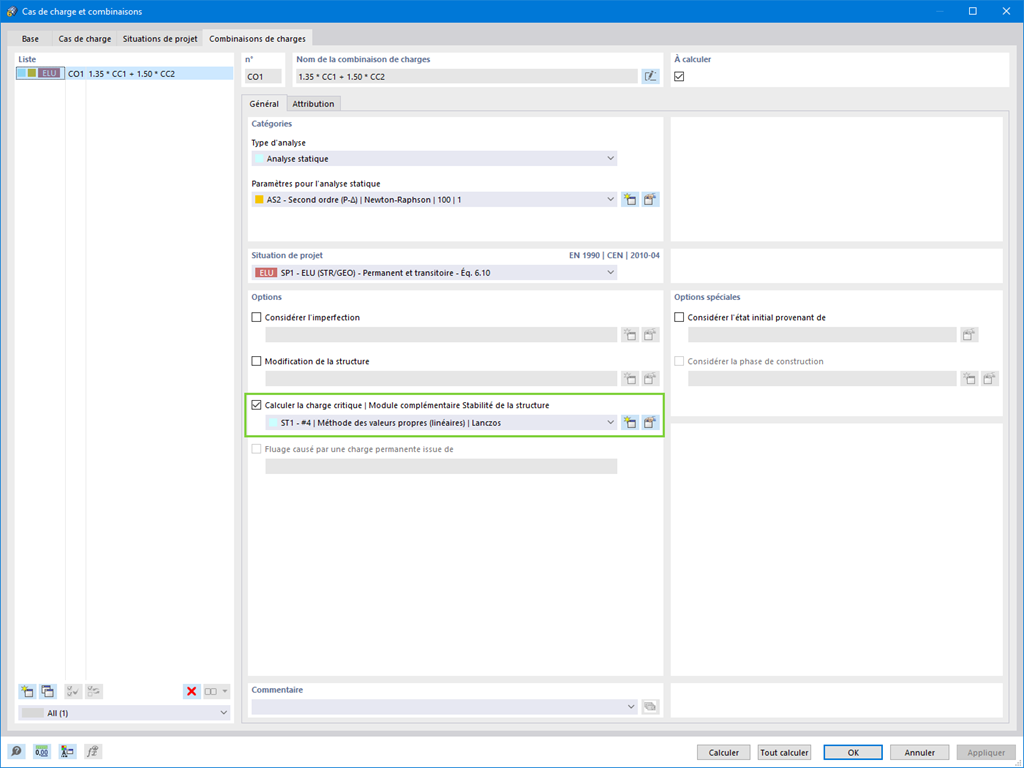 Considérer l'analyse de stabilité