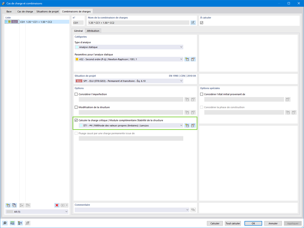 Considérer l'analyse de stabilité