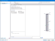 Le tableau montre les longueurs de flambement pour le dimensionnement des poteaux en béton dans le logiciel. Essentiel pour des analyses précises des structures.