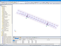 Modèle du tracker solaire dans le logiciel RFEM