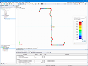 Contraintes dans une section à parois minces