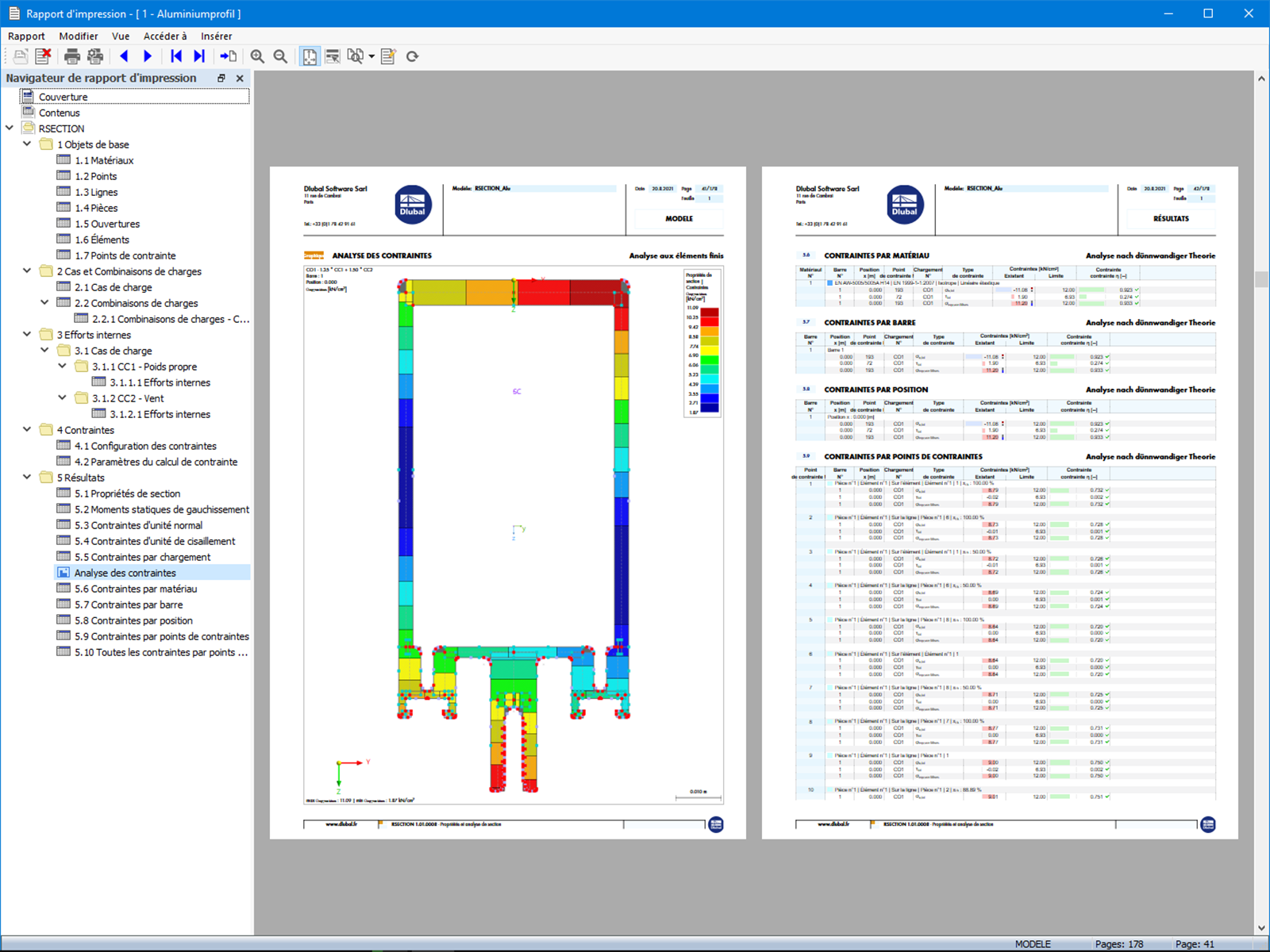 Rapport d'impression