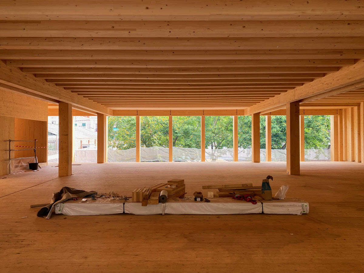 Photo de l'intérieur du bâtiment (© Estudi M103)