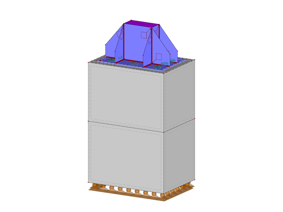 Plaque de base pour poteaux tubulaires avec goussets