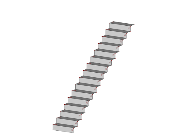 Escalier en zigzag