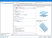 Boîte de dialogue « Nouvel assistant de charge | | Charges surfacique en charges de barre »