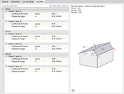 Charges de neige générées