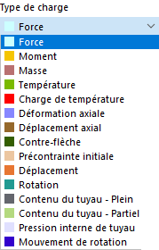 Sélection du type de charge